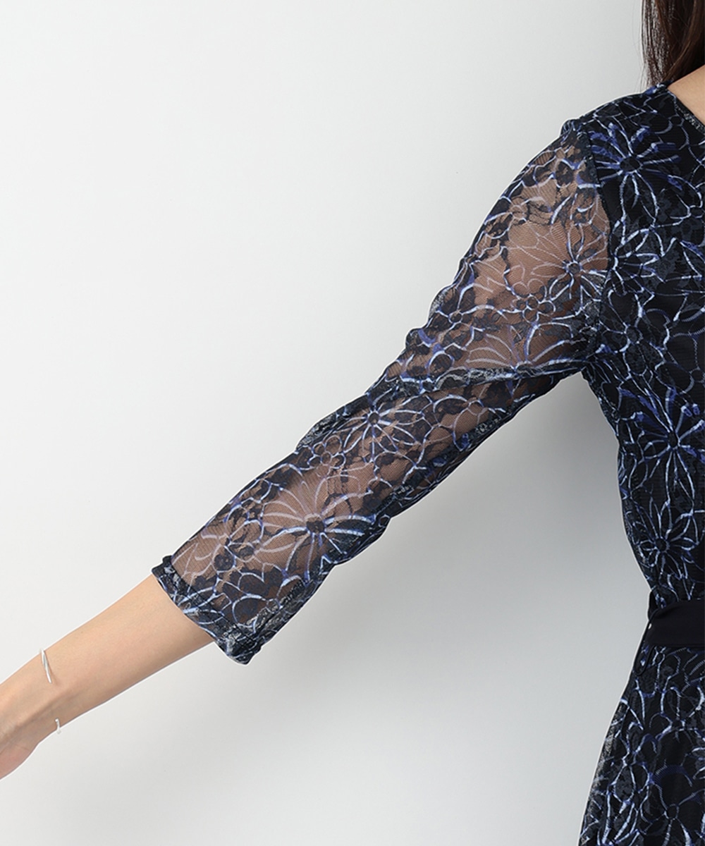 フラワーレースワンピース