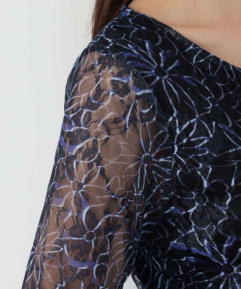 フラワーレースワンピース