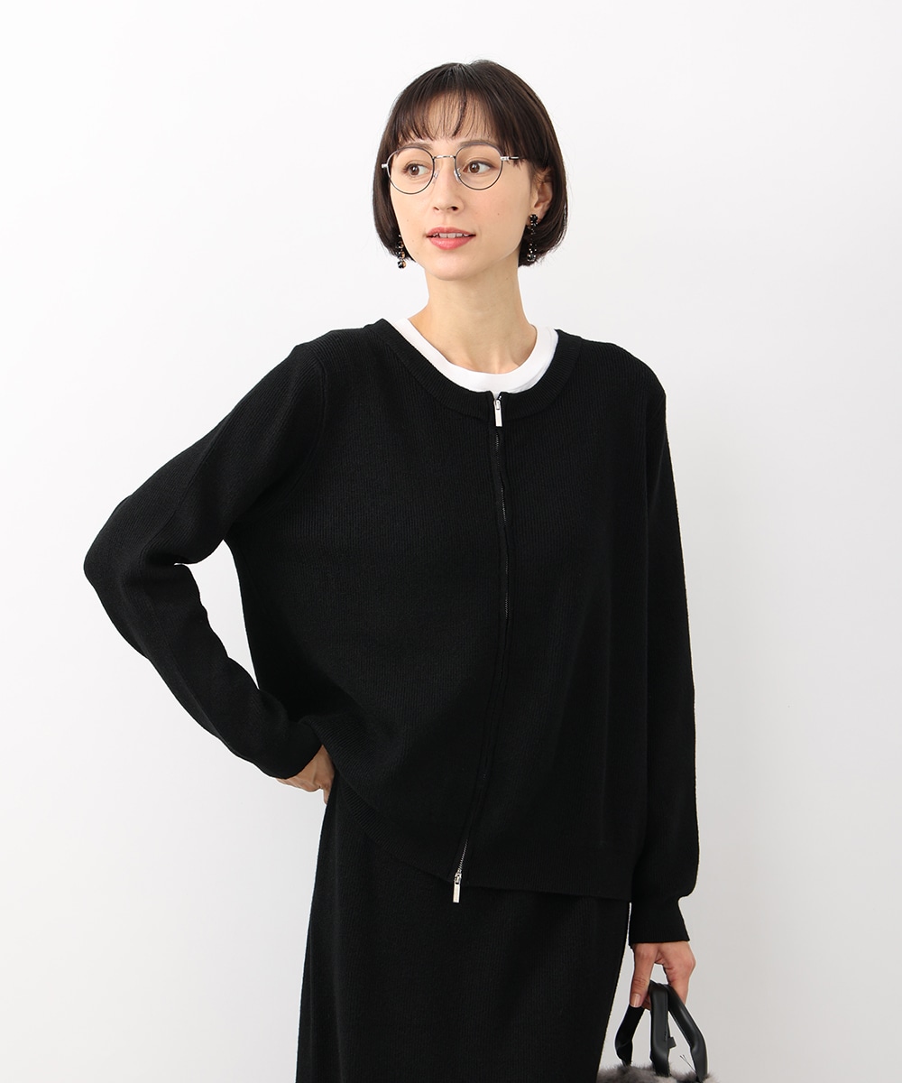 ZIPニット×スカートセット