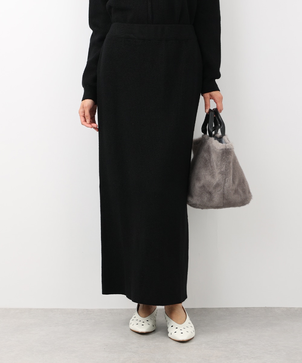 ZIPニット×スカートセット