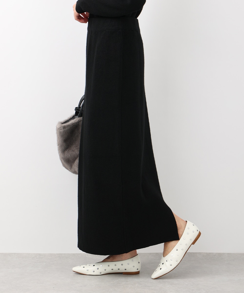 ZIPニット×スカートセット