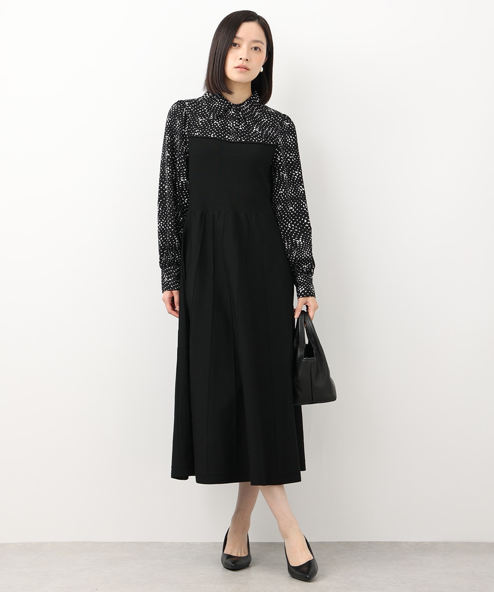 ビスチェドッキングシャツワンピース