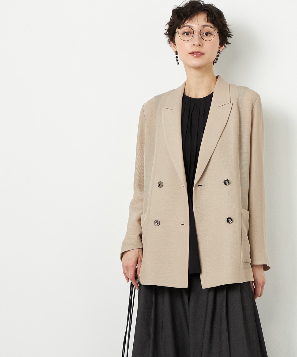  armoire capriceのメッシュダブルジャケット