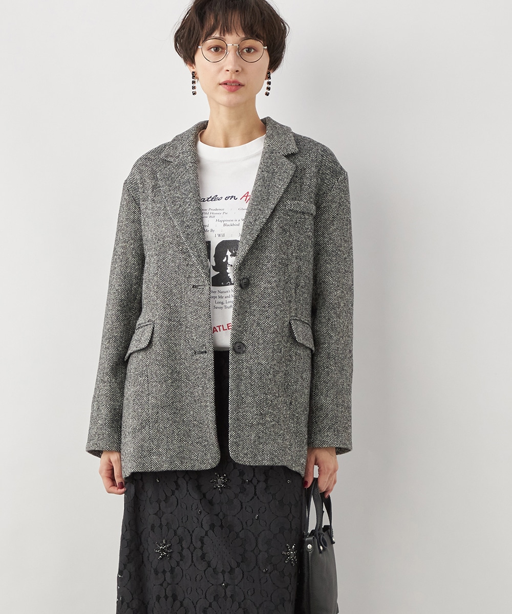 ウールツイードジャケット