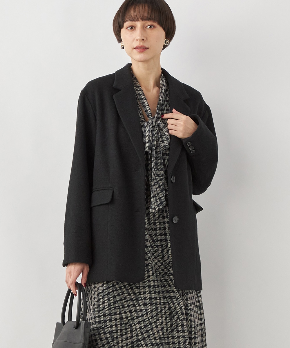 ウールツイードジャケット