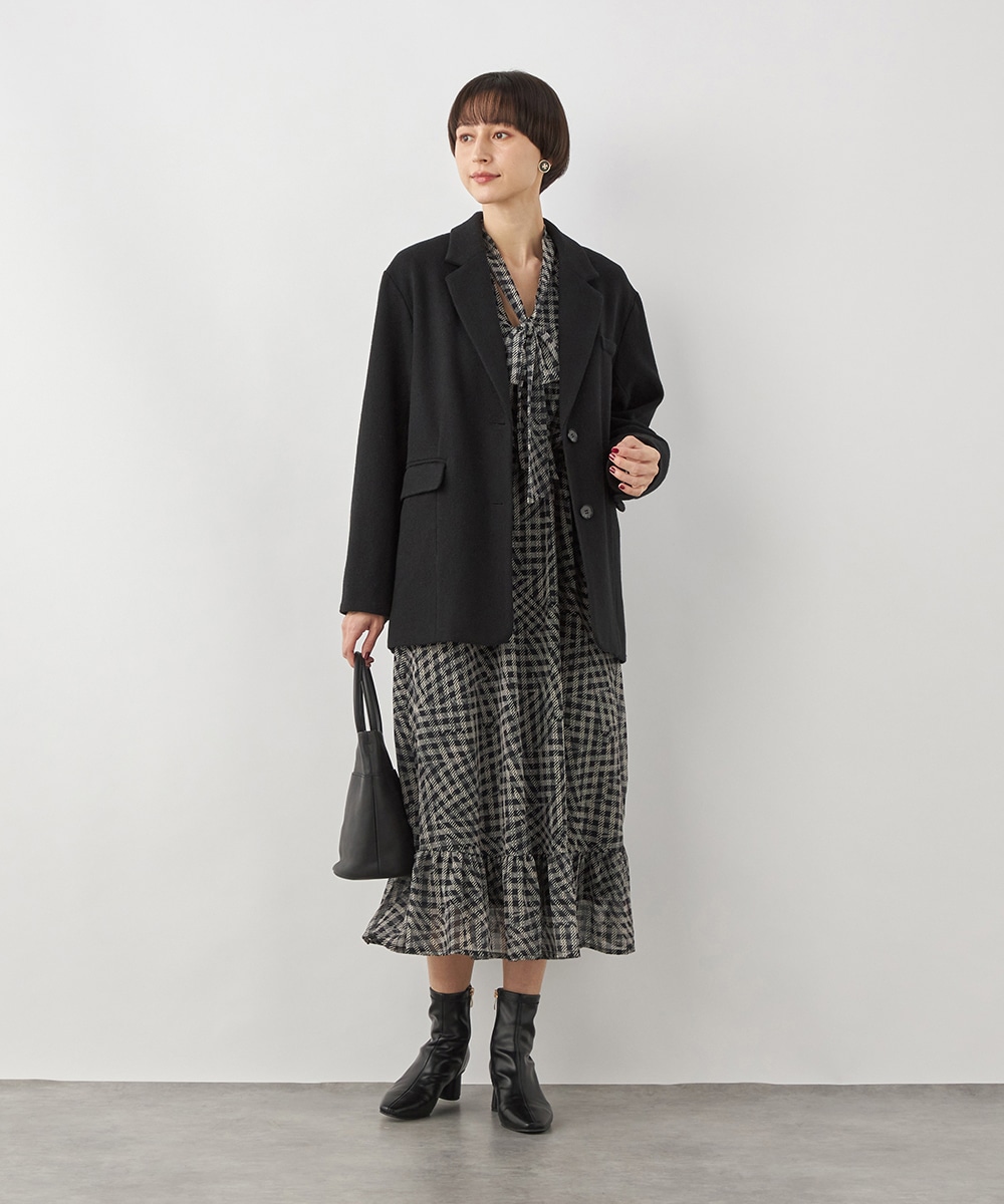 ウールツイードジャケット