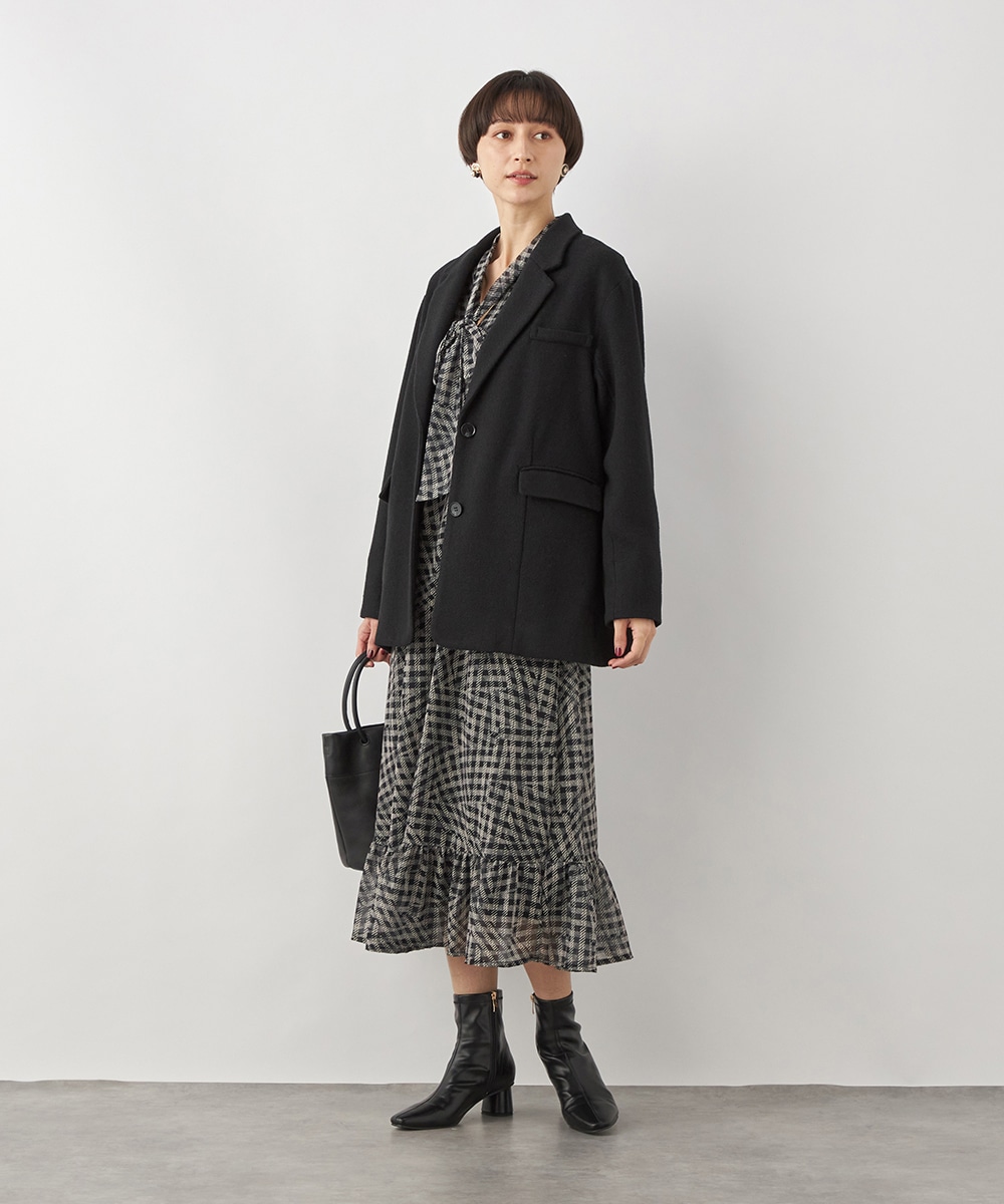 ウールツイードジャケット