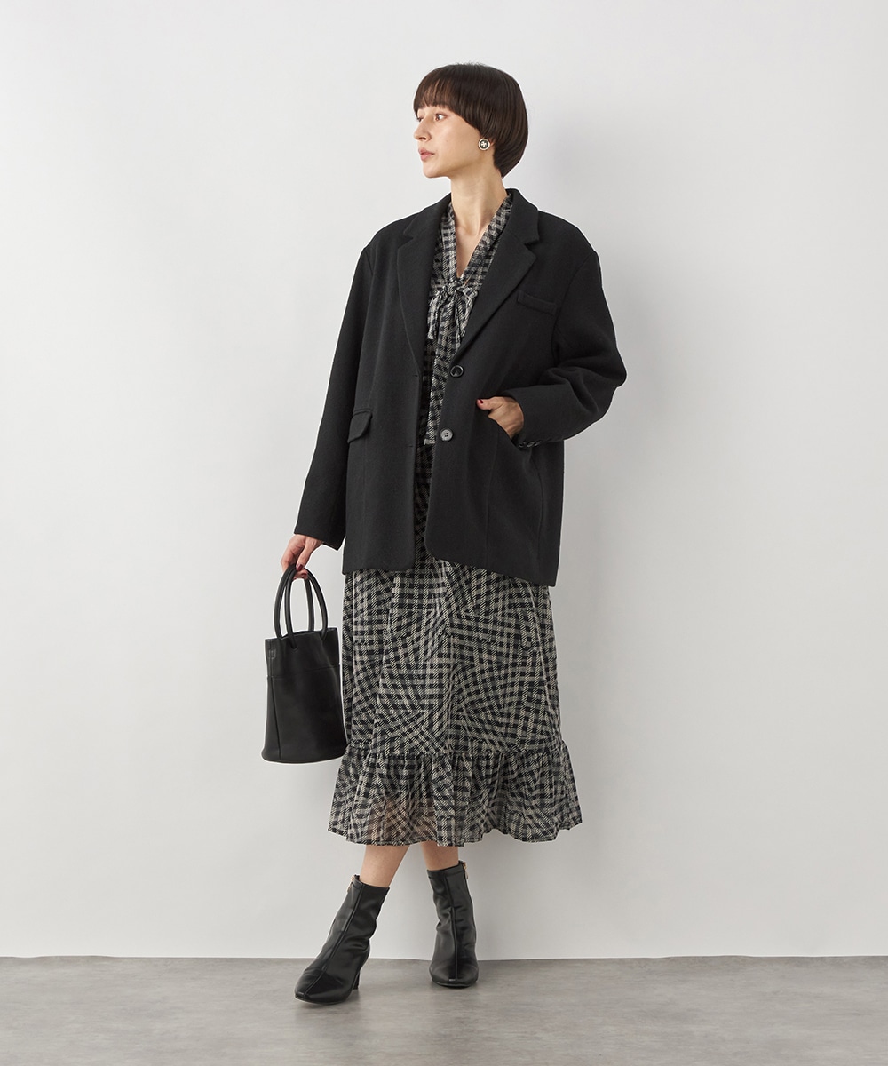 ウールツイードジャケット