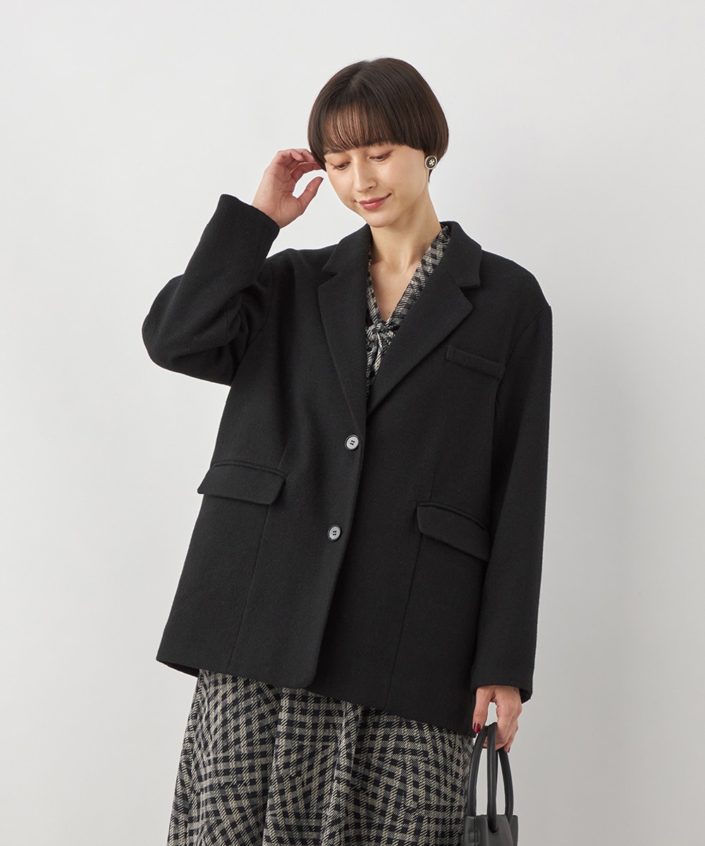 ウールツイードジャケット
