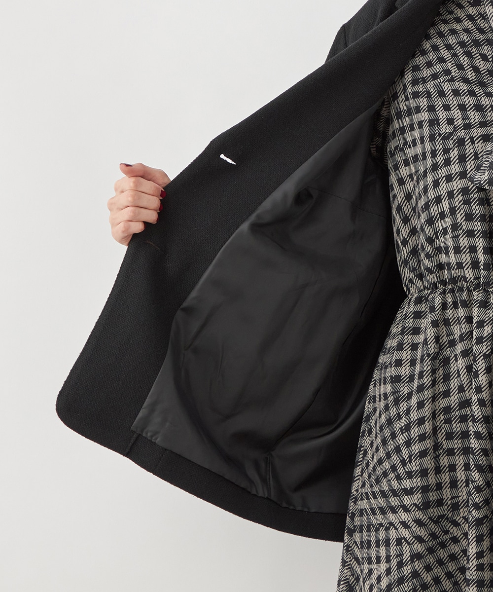 ウールツイードジャケット