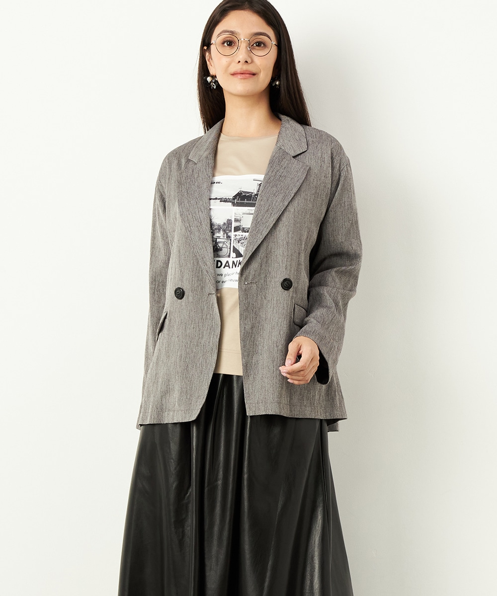  armoire capriceのオーバーフィットダブルジャケット