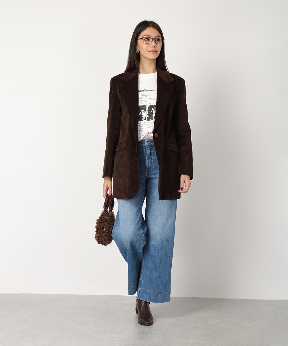 ベルト付きシングルジャケット