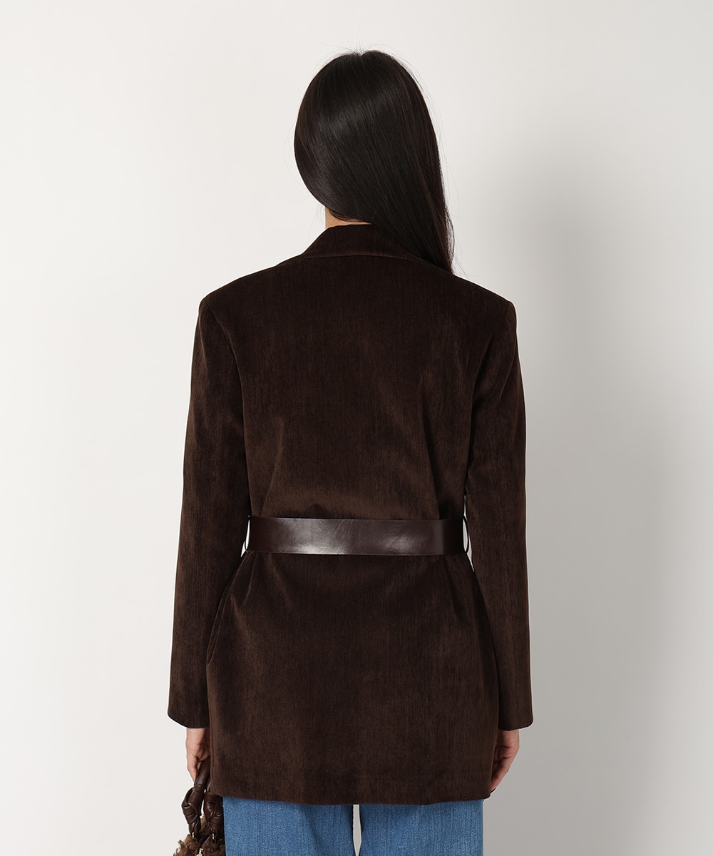 ベルト付きシングルジャケット