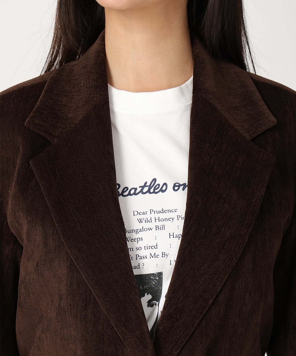 ベルト付きシングルジャケット