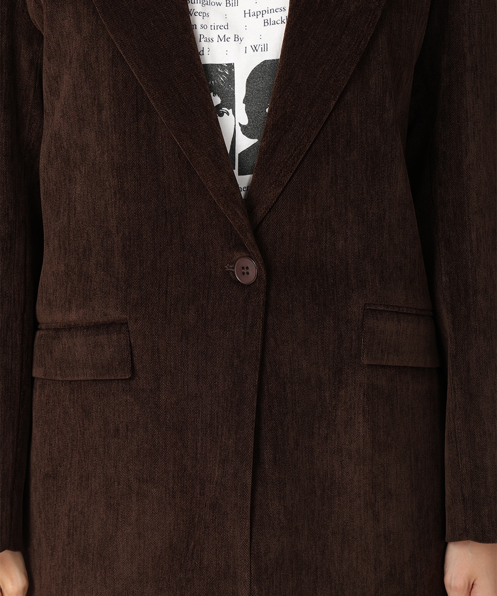 ベルト付きシングルジャケット