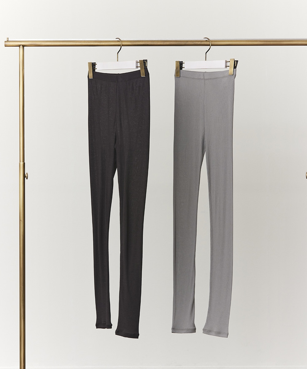 GeeRA パンツ ハイウエストストレッチレギンスパンツ レディース