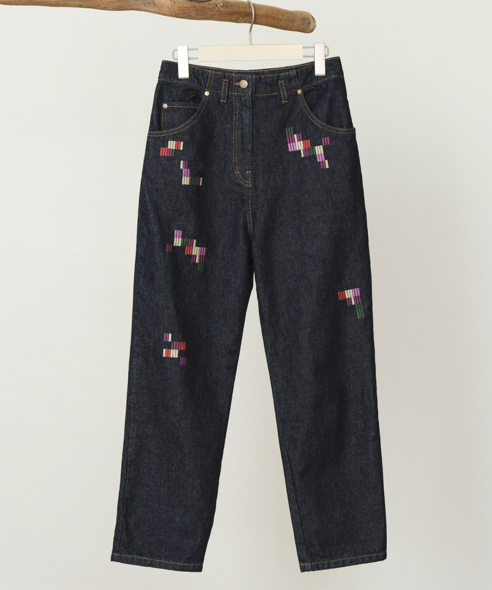 刺繍デニム