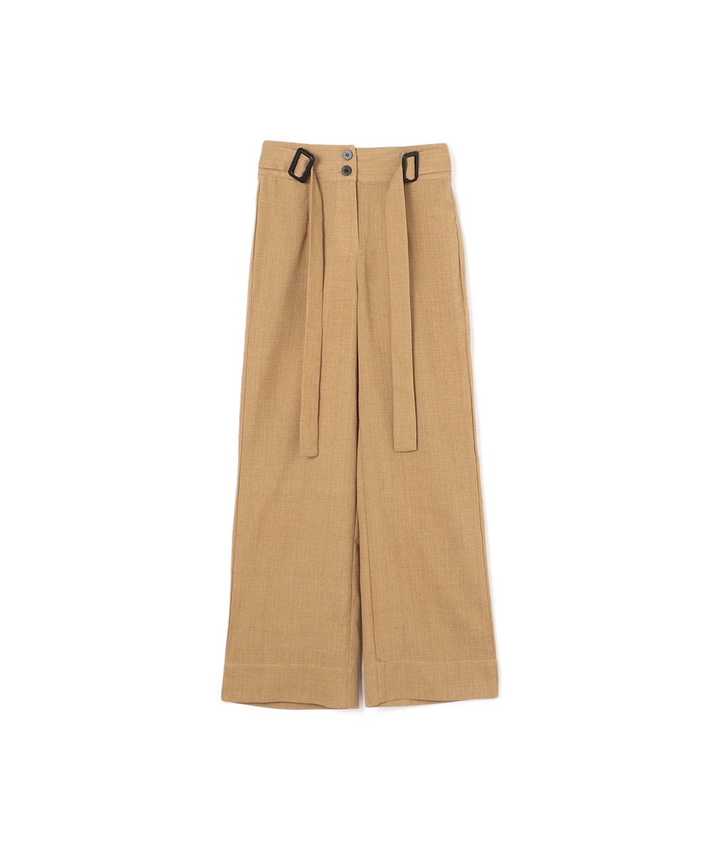  armoire capriceのベルトデザインワイドパンツ