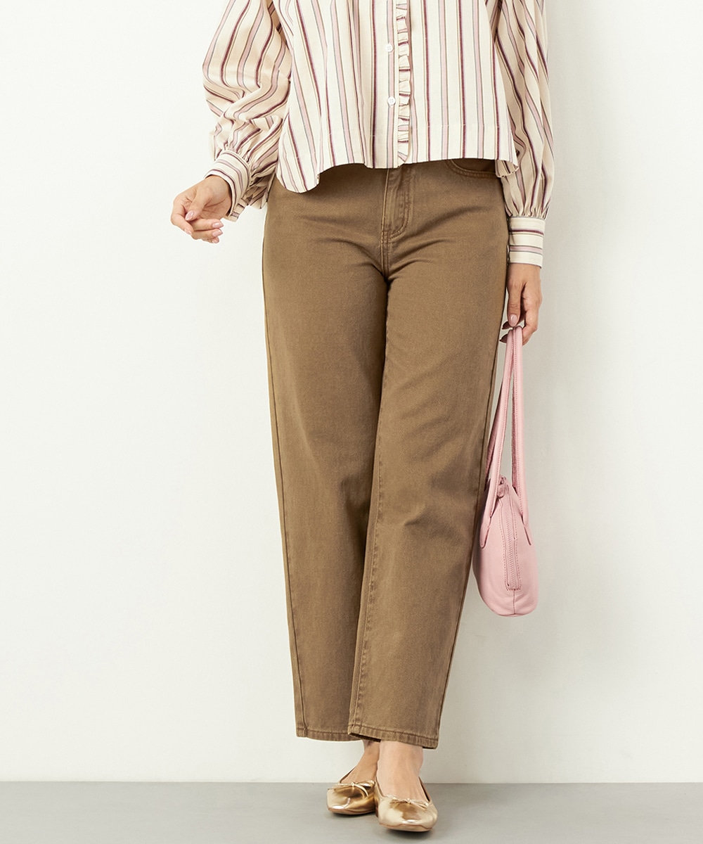  armoire capriceのカラーデニムパンツ