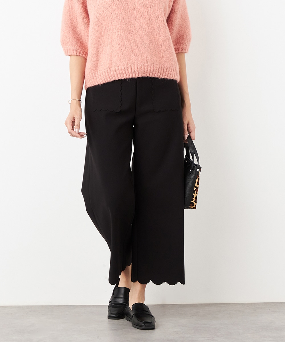  armoire capriceのスカラップパンツ