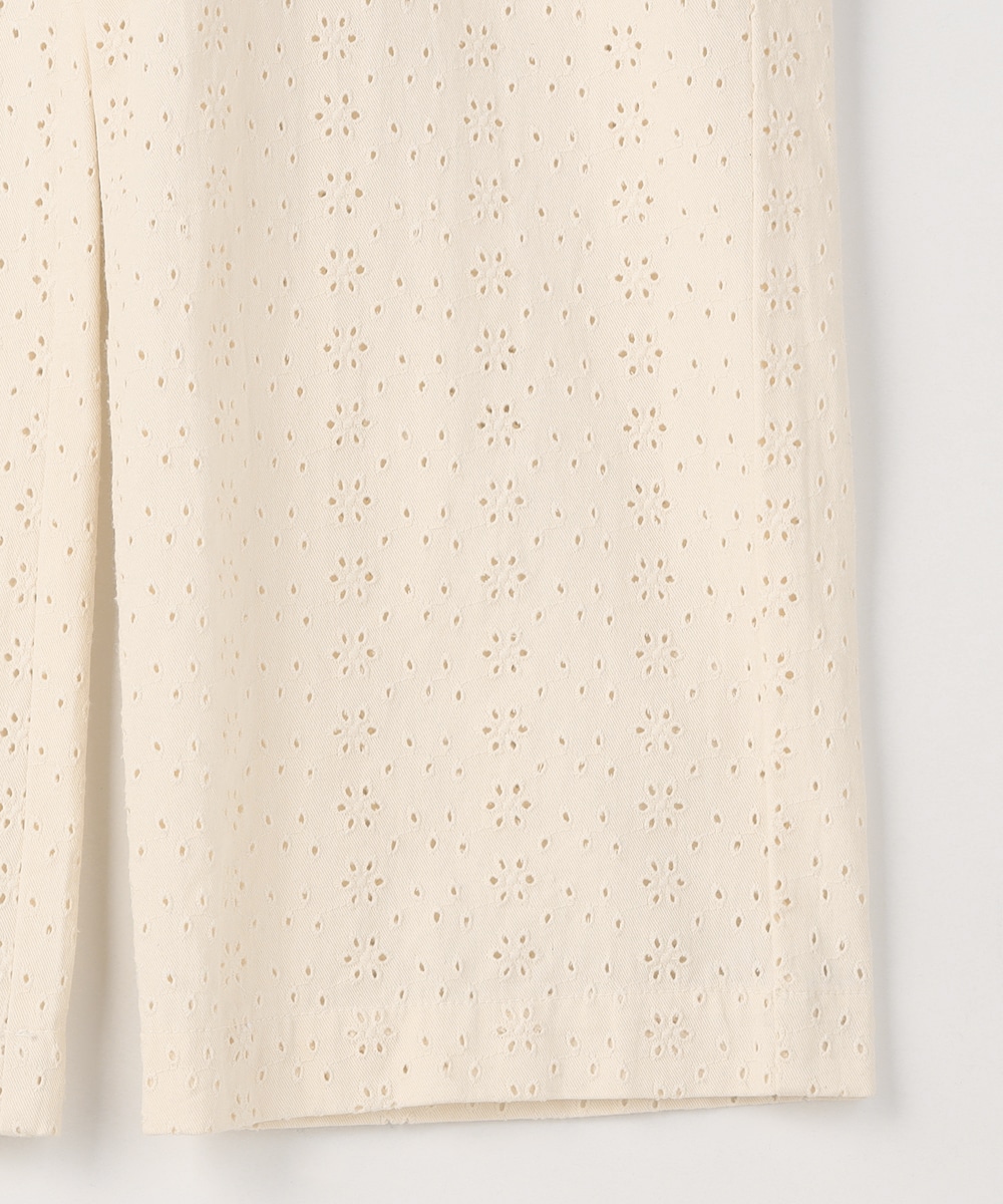 カットワークレースワイドパンツ