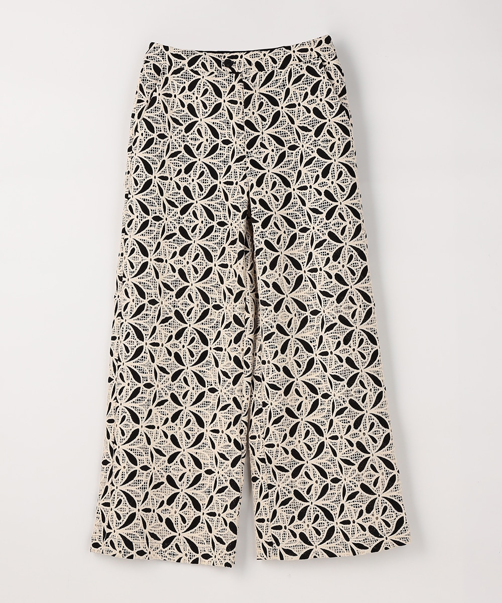 フラワーレースパンツ