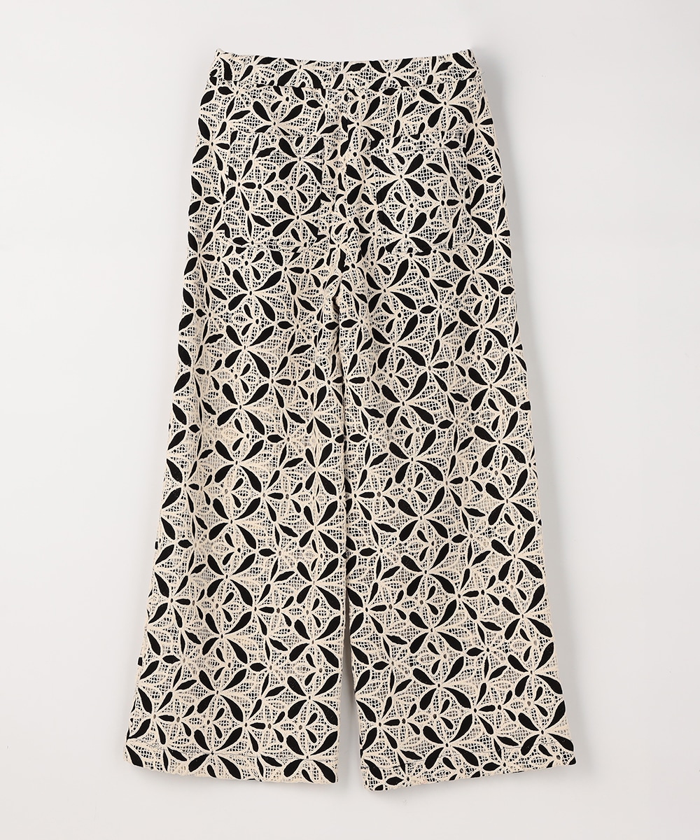 フラワーレースパンツ