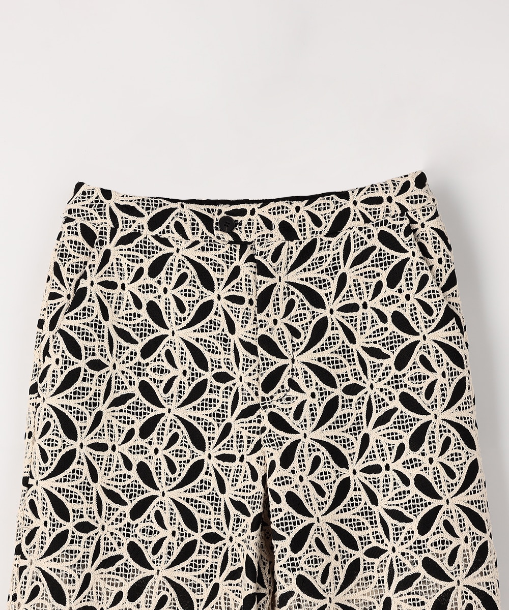 フラワーレースパンツ