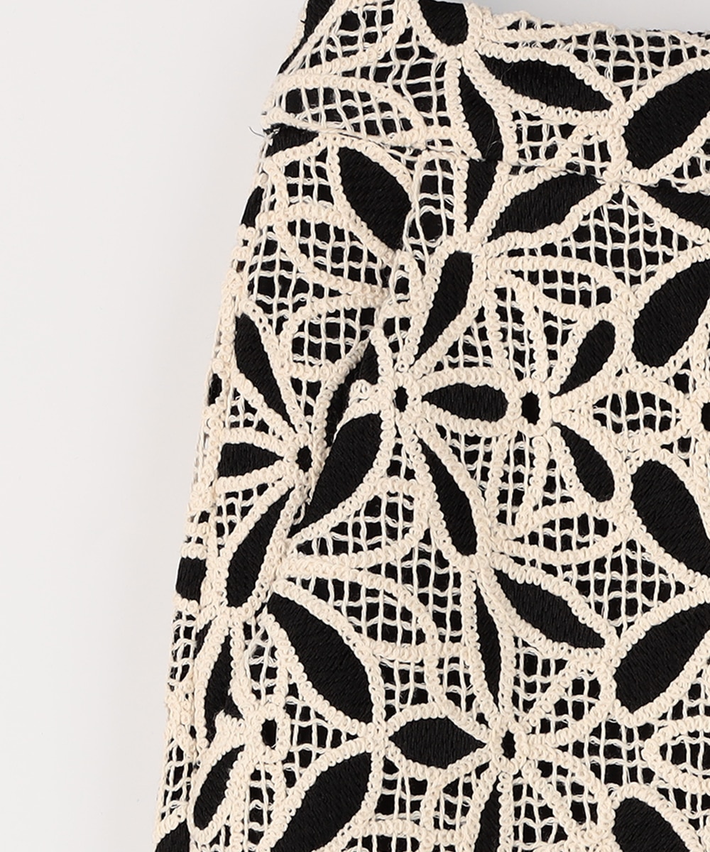 フラワーレースパンツ