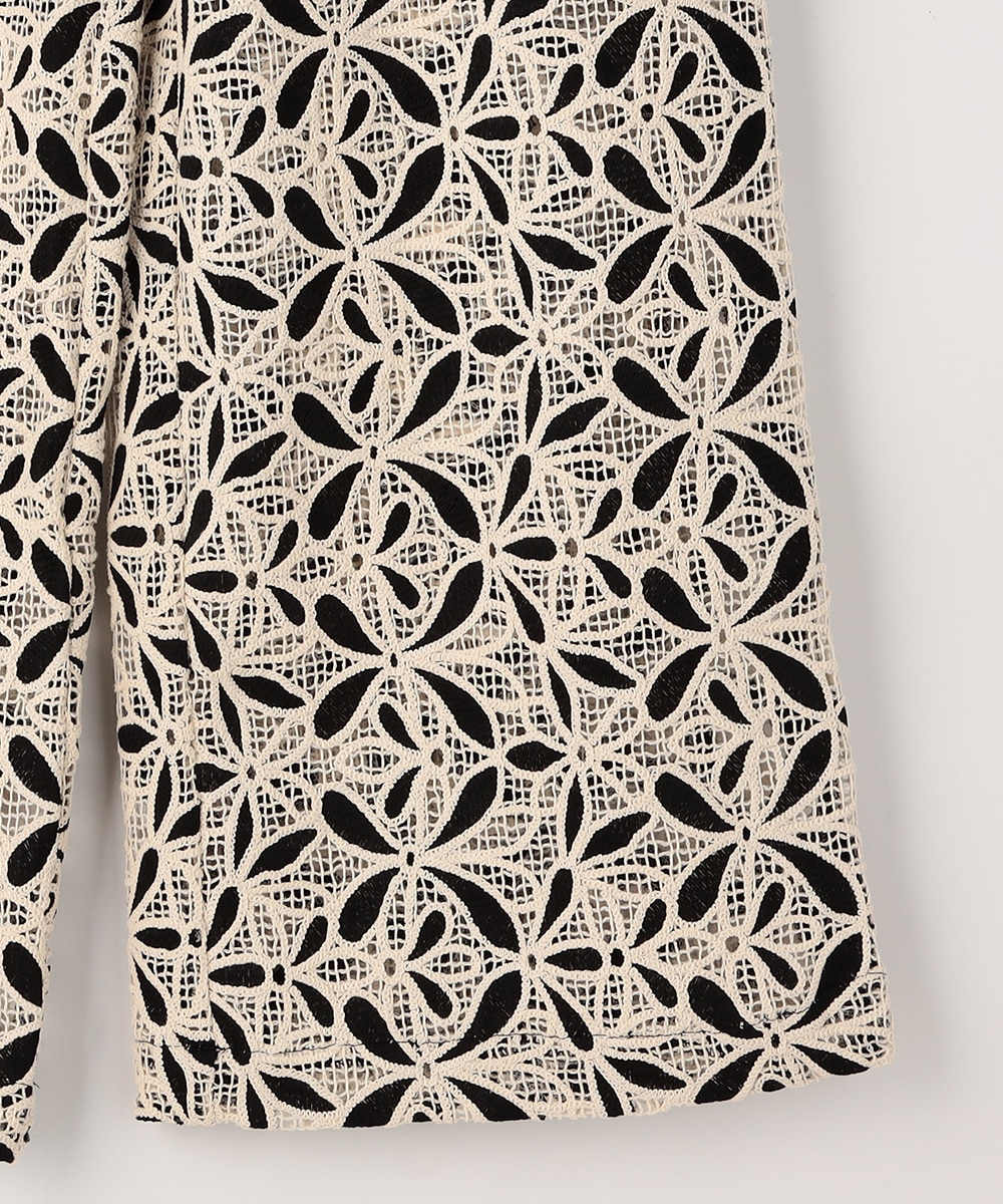 フラワーレースパンツ