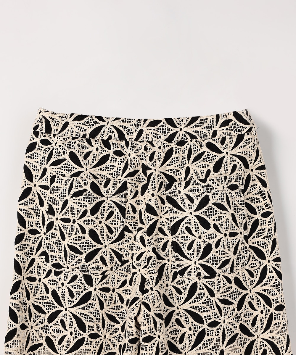 フラワーレースパンツ