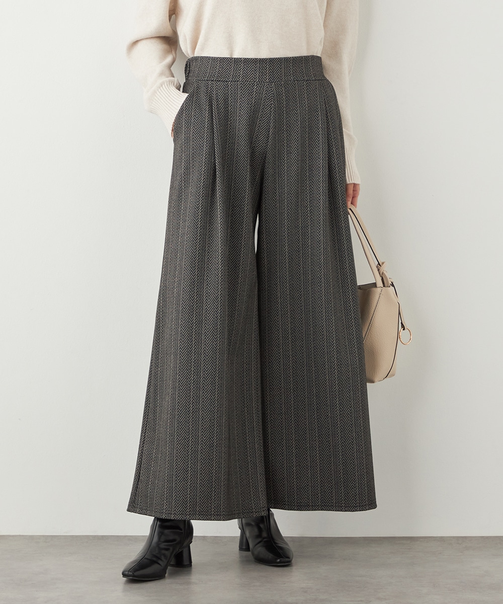ジグザグジャカードパンツ