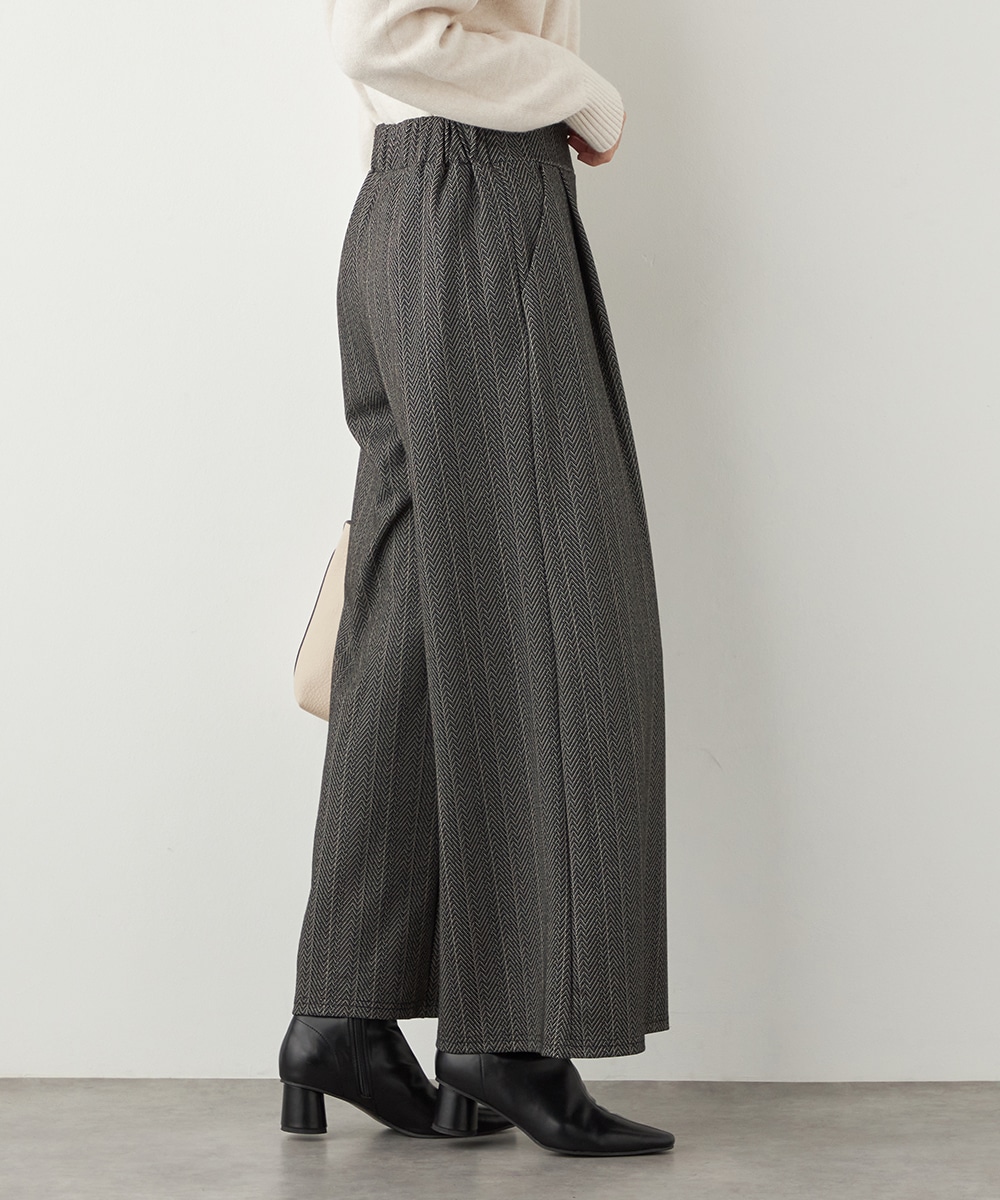 ジグザグジャカードパンツ