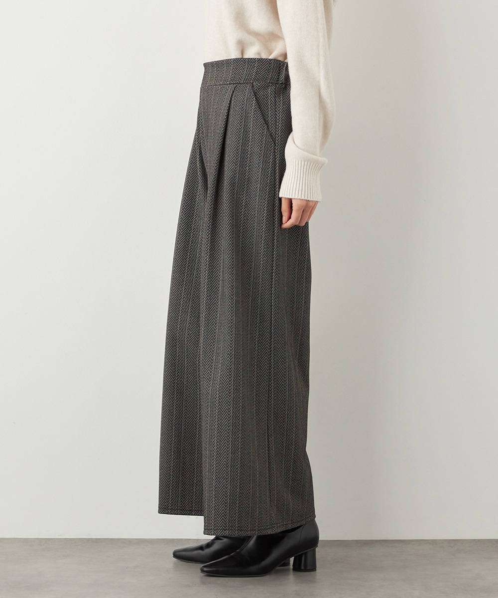 ジグザグジャカードパンツ