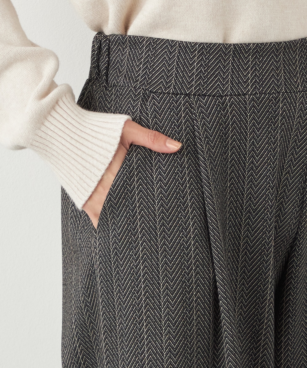 ジグザグジャカードパンツ