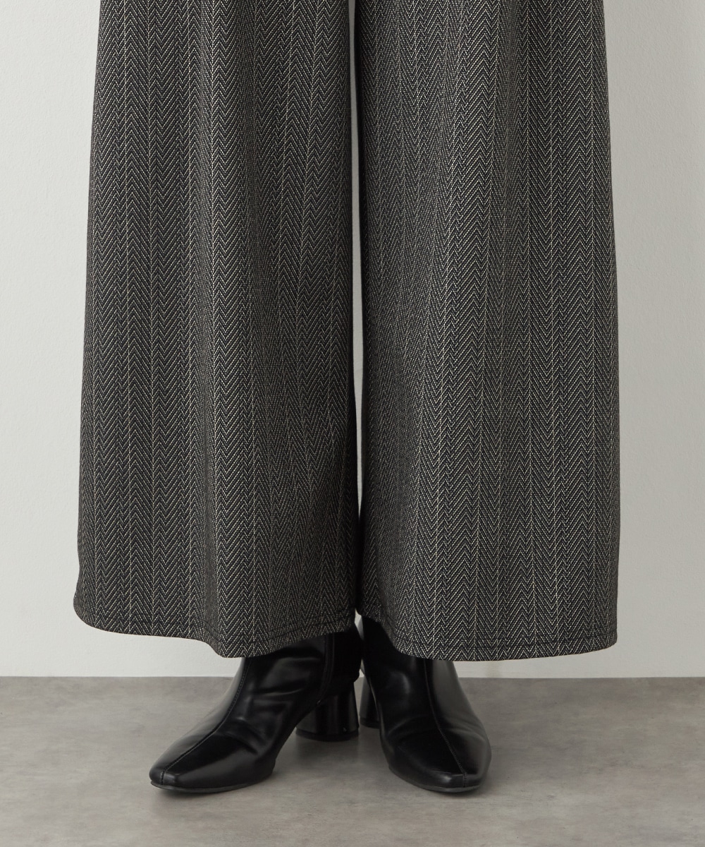 ジグザグジャカードパンツ