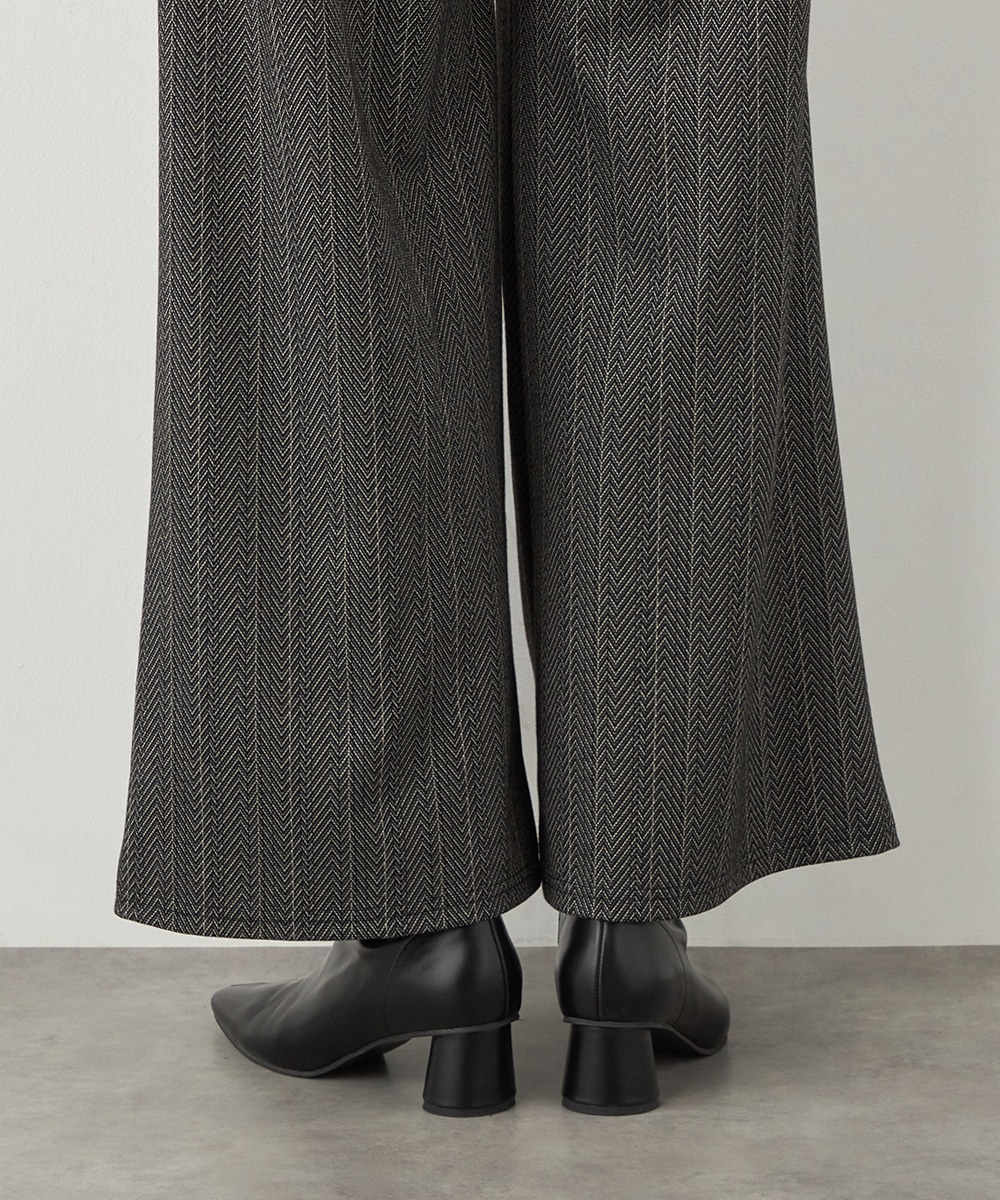 ジグザグジャカードパンツ