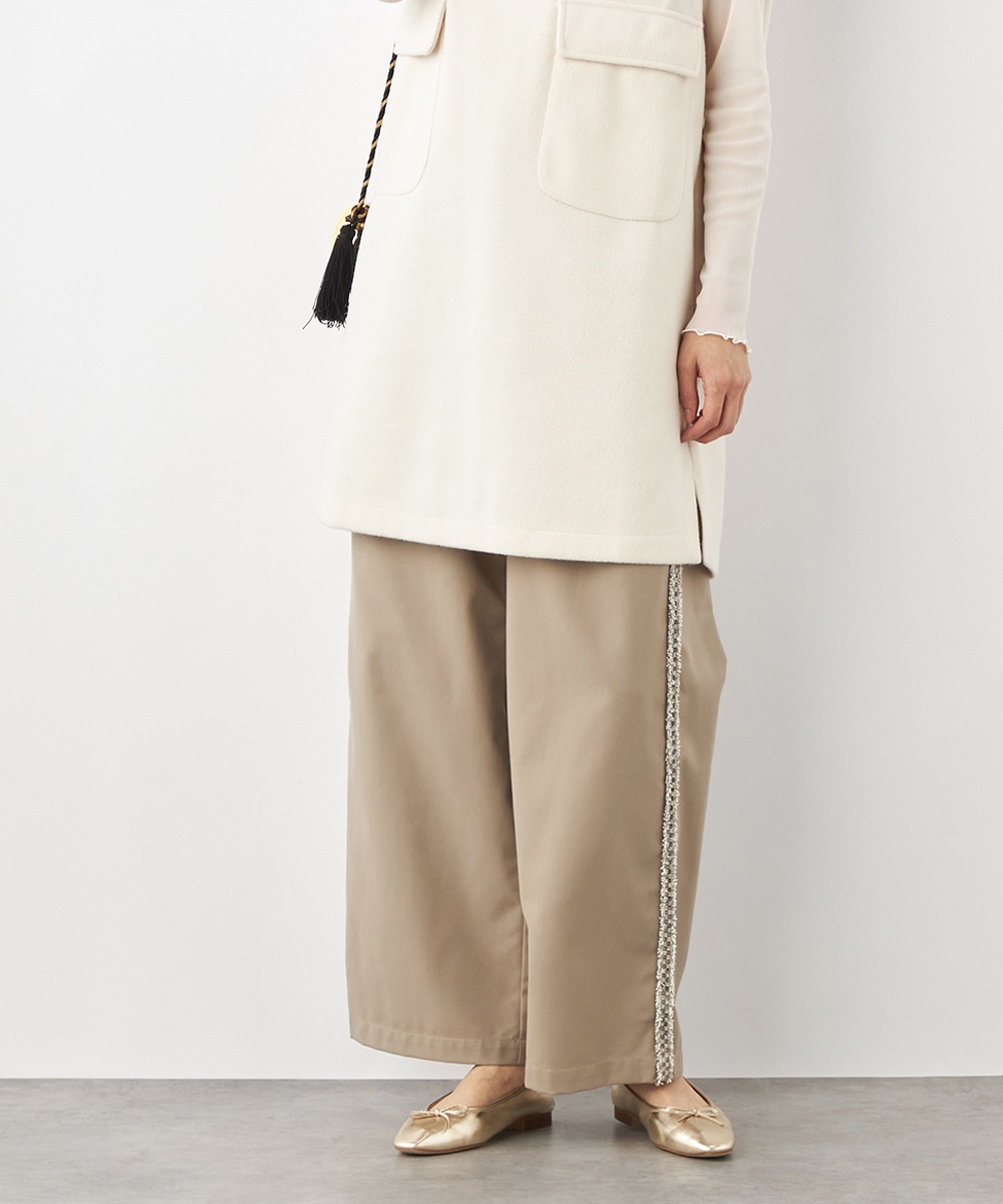 フリンジラインパンツ
