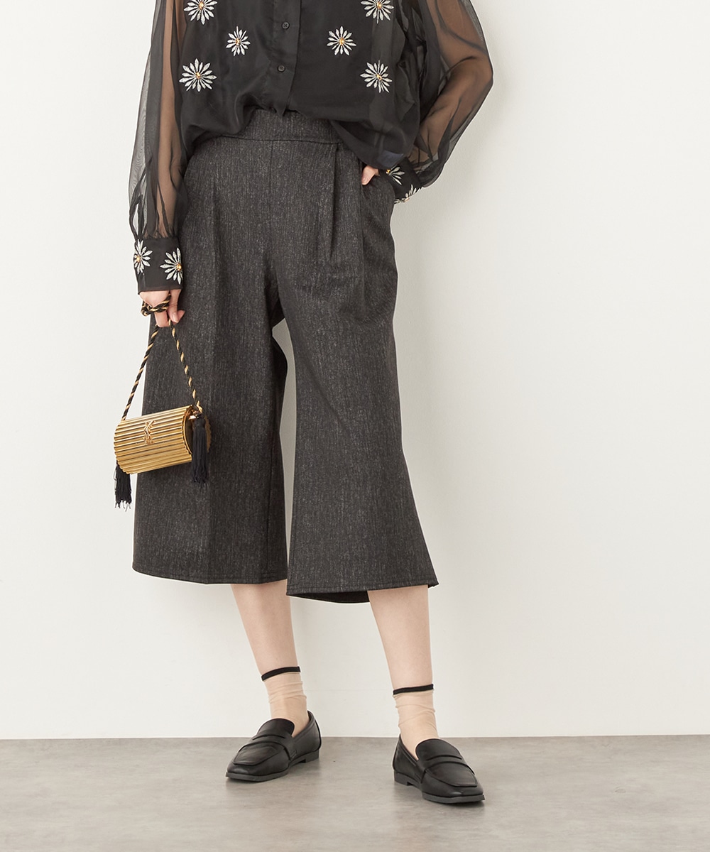 ジャージーキュロットパンツ