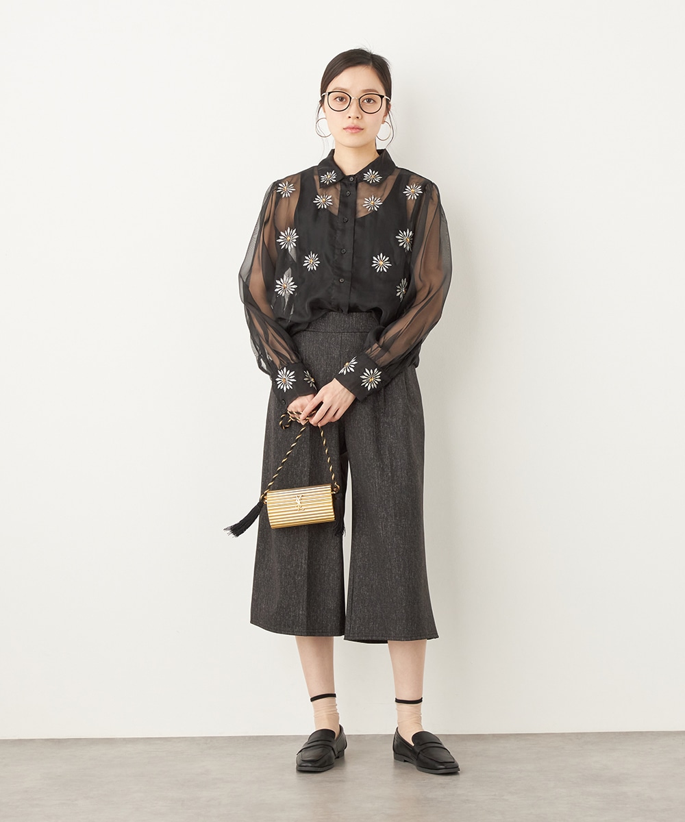 ジャージーキュロットパンツ