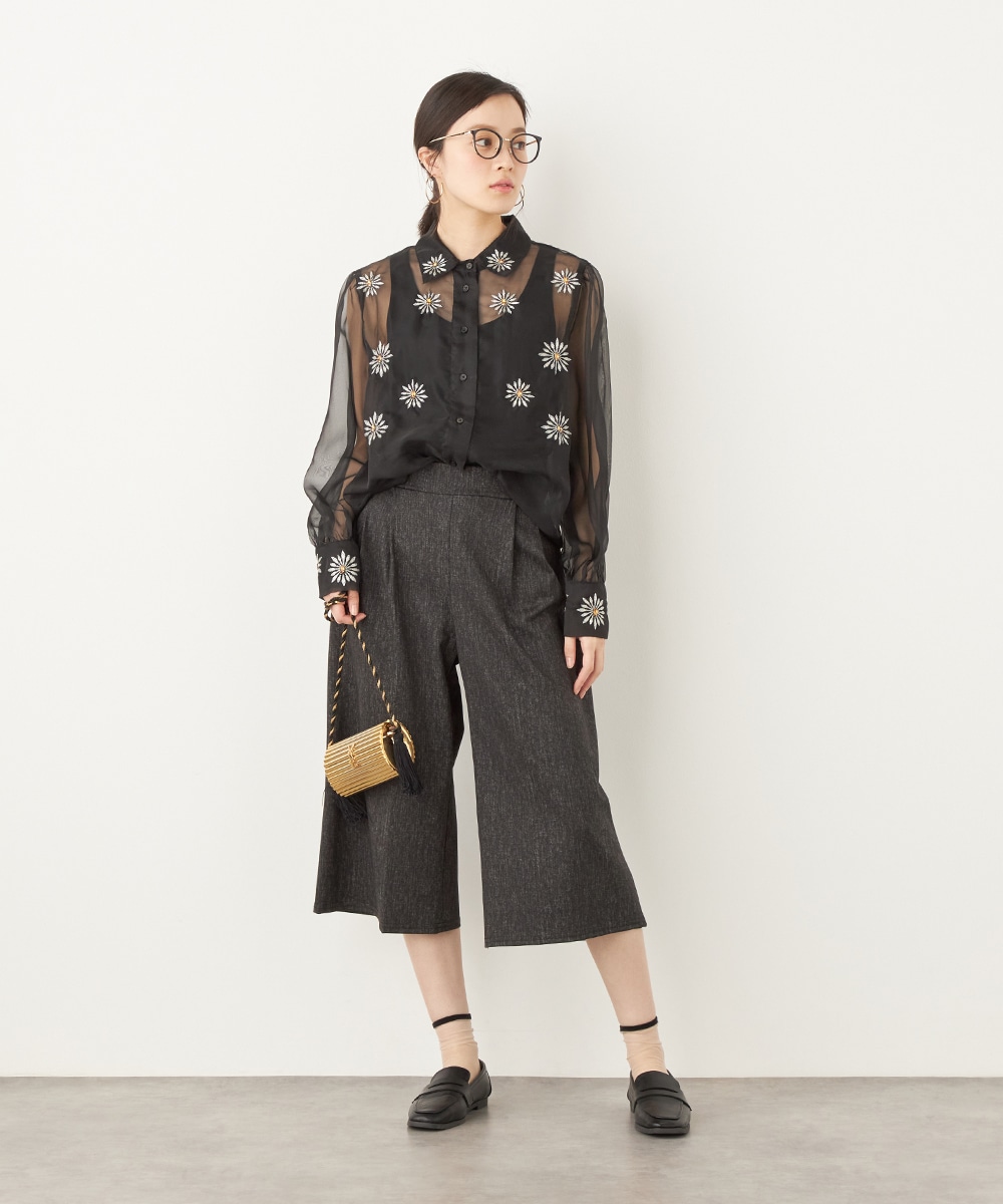 ジャージーキュロットパンツ