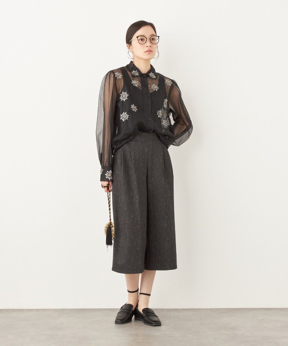 ジャージーキュロットパンツ