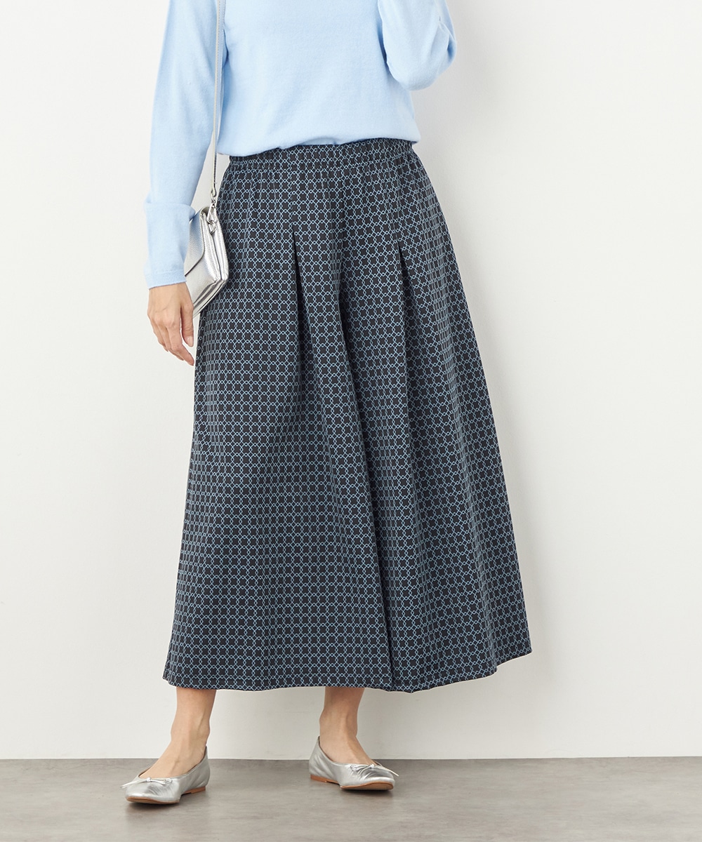 スクエアジャカードパンツ