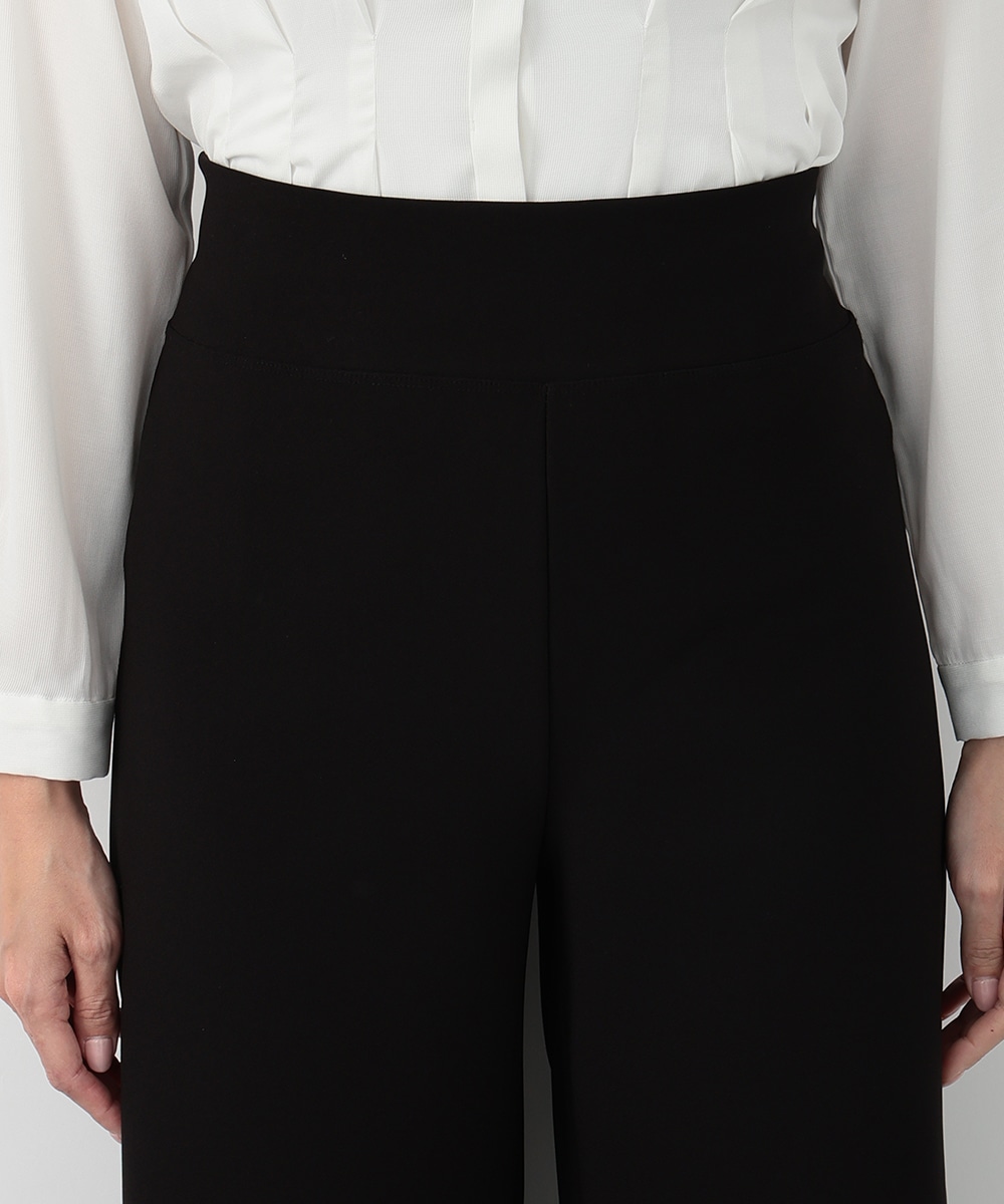 裾パールストレートパンツ