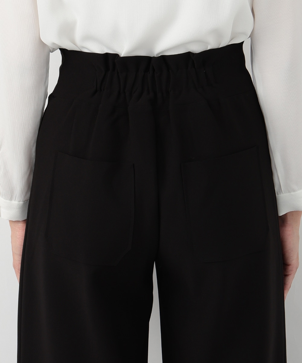 裾パールストレートパンツ