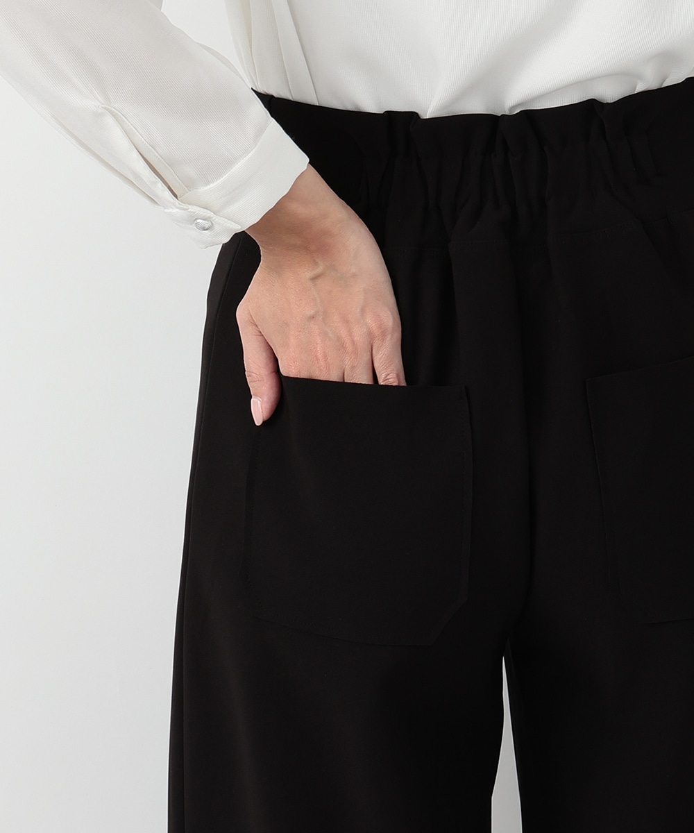 裾パールストレートパンツ