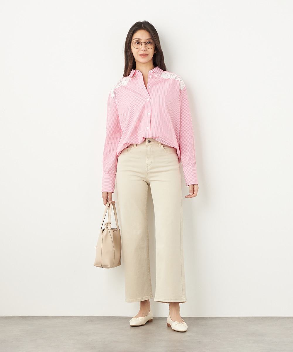 ストレッチワイドパンツ