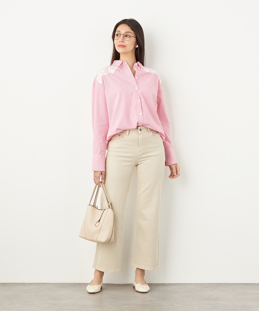 ストレッチワイドパンツ