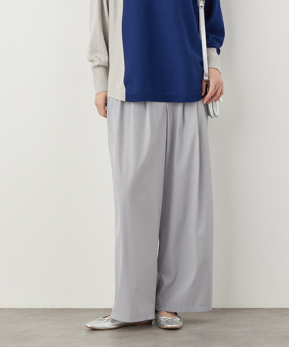 デザインタックパンツ