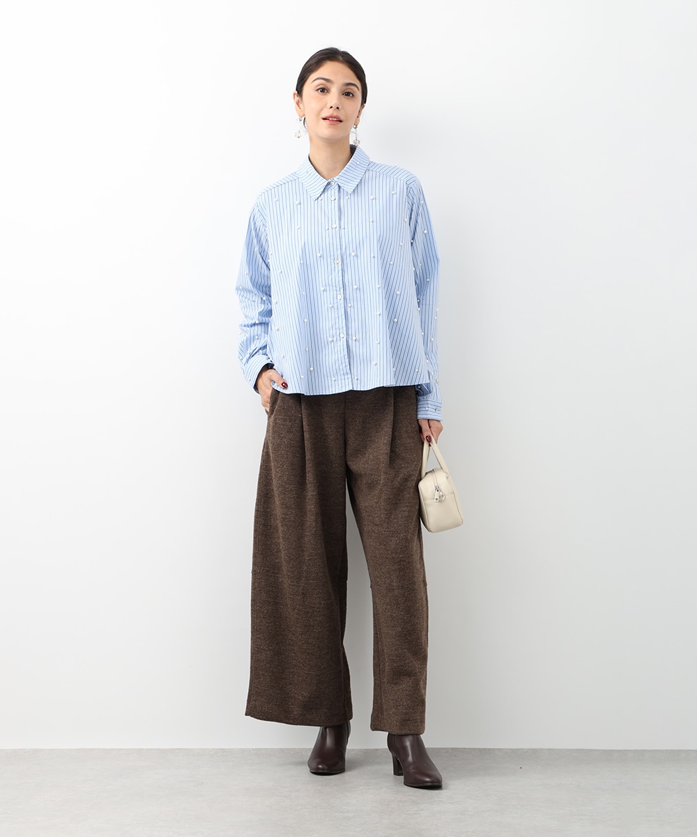 ウールニットパンツ
